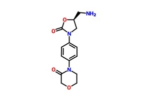 (एस) -4- (4- (5- (एमिनोमेथिल) -2-ऑक्सोऑक्साज़ोलिडिन-3-वाईएल) फिनाइल) मॉर्फोलिन -3-एक सीएएस 446292-10-0
