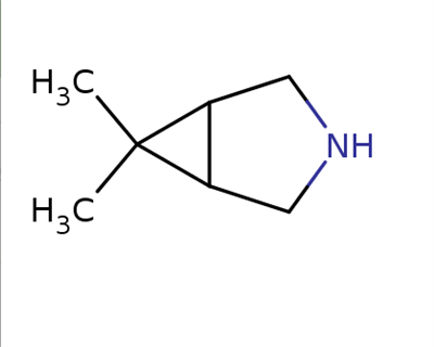 6,6-डाइमिथाइल-3-एजाबीसाइक्लो[3.1.0]हेक्सेन सीएएस 943516-54-9