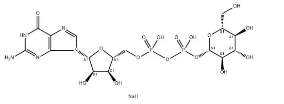 गुआनोसिन-5′-डिफोस्फोग्लुकोस डिसोडियम साल्ट CAS 103301-72-0